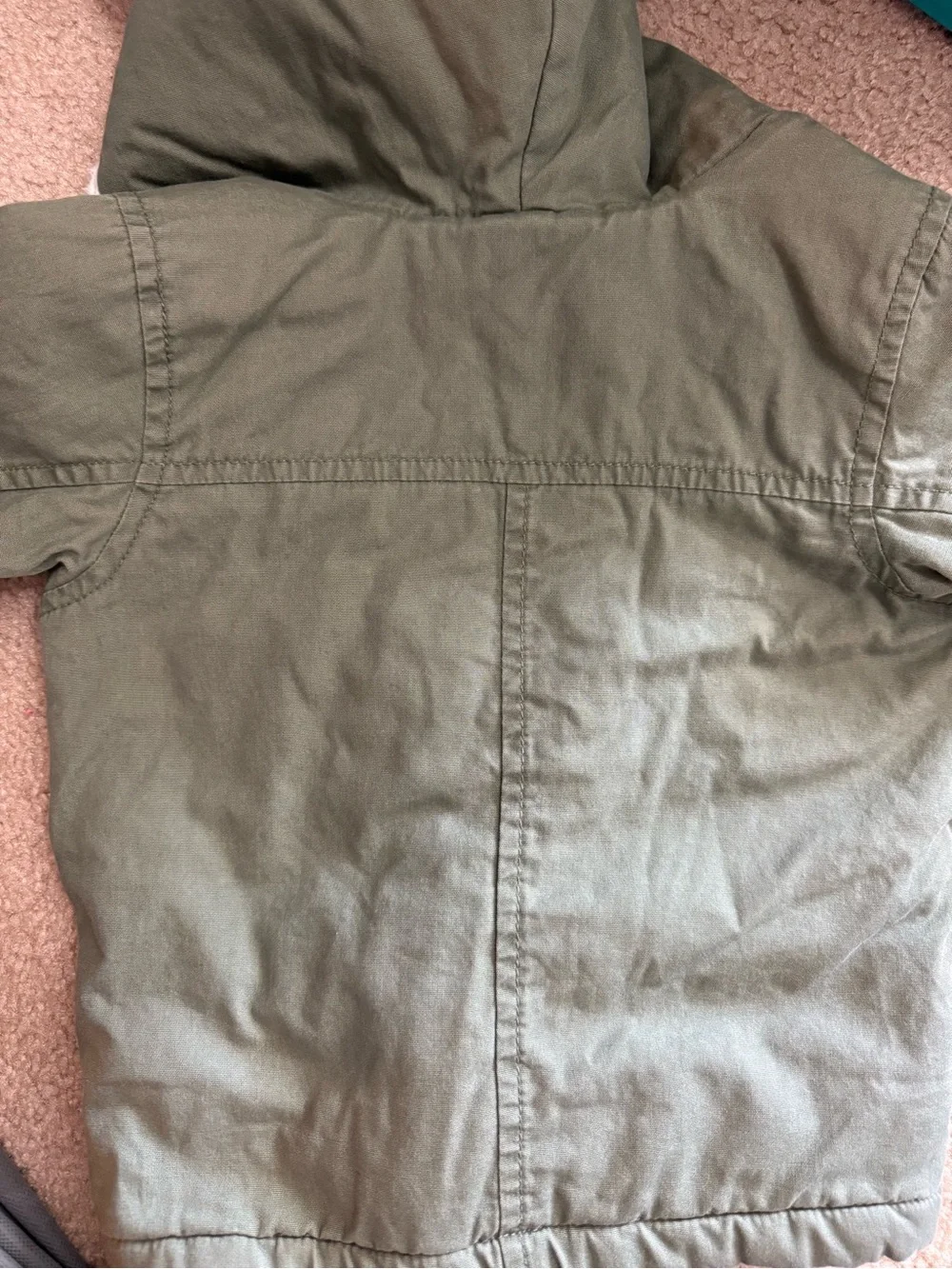 Old Navy Toddler Olive Green Jacket | 18-24 months